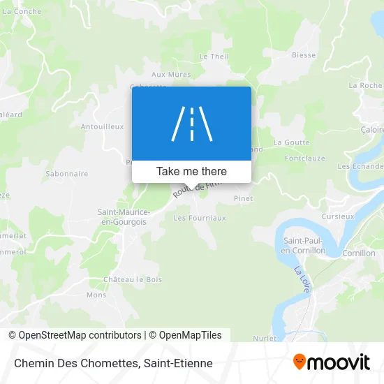 Chemin Des Chomettes map