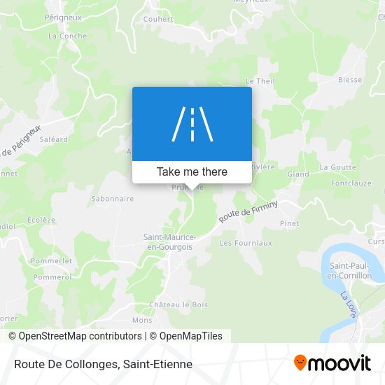 Route De Collonges map