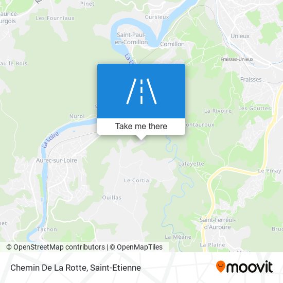 Chemin De La Rotte map