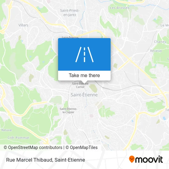 Rue Marcel Thibaud map