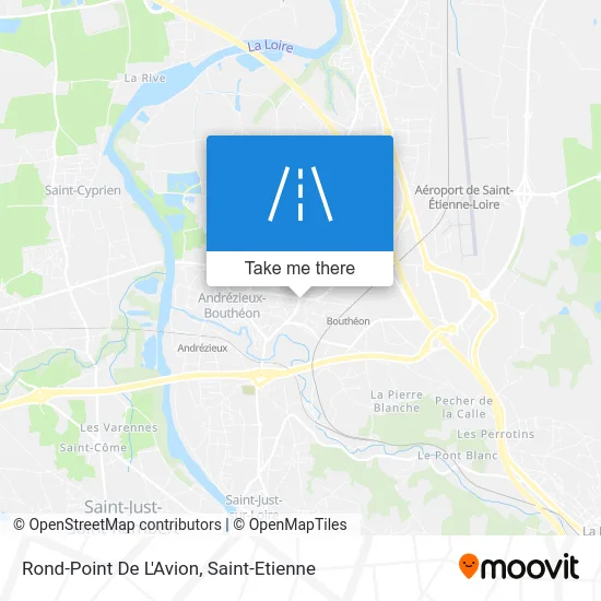 Rond-Point De L'Avion map