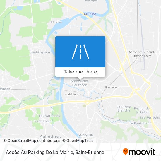 Accès Au Parking De La Mairie map