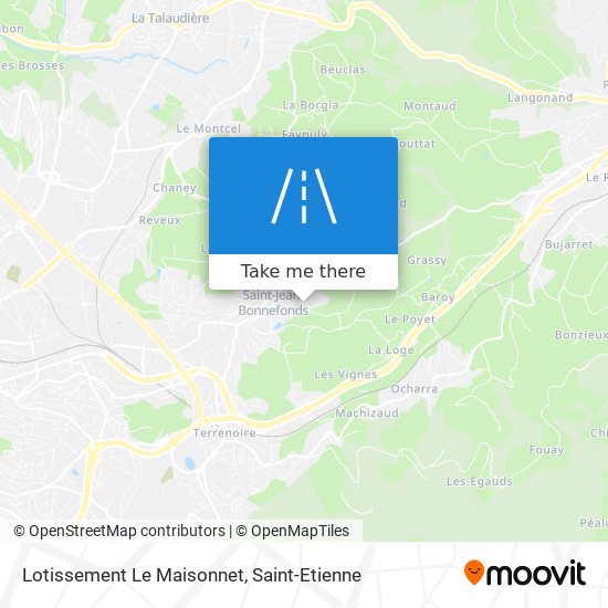 Mapa Lotissement Le Maisonnet