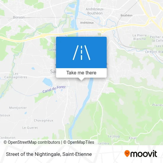 Rue Du Rossignol map