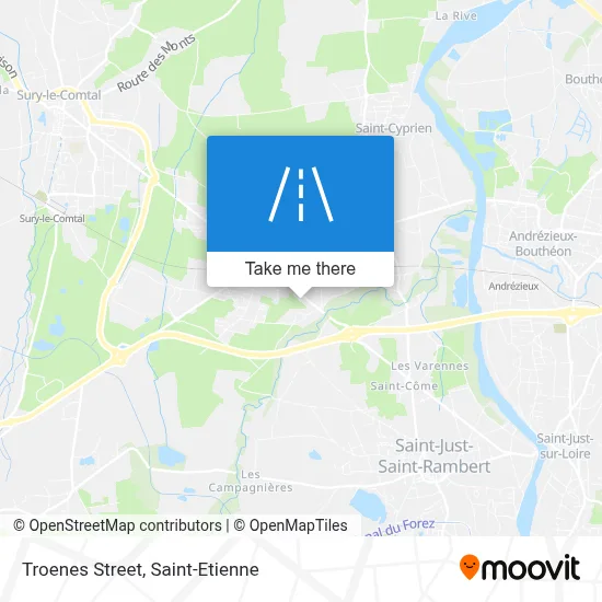 Rue Des Troënes map