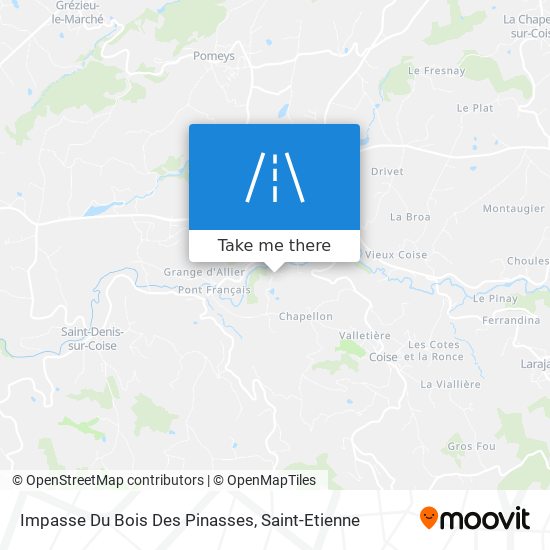 Mapa Impasse Du Bois Des Pinasses