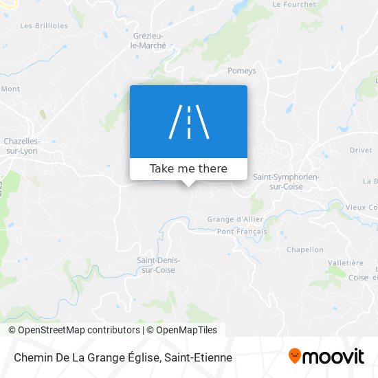 Mapa Chemin De La Grange Église