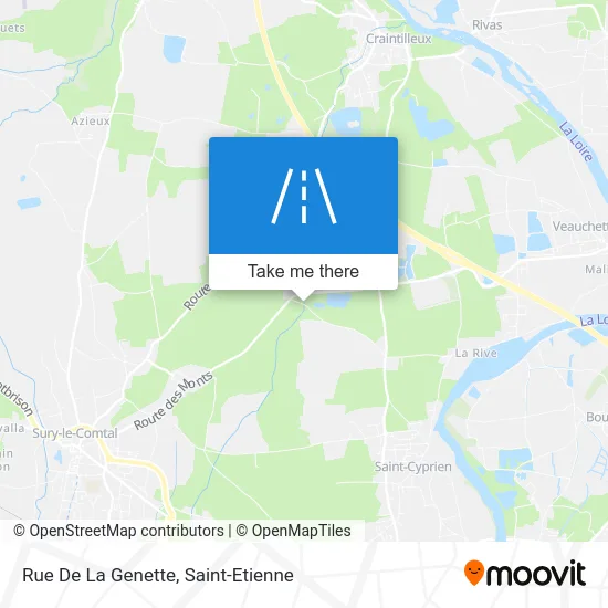 Rue De La Genette map