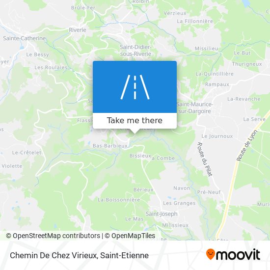 Chemin De Chez Virieux map