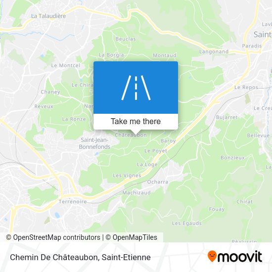 Chemin De Châteaubon map
