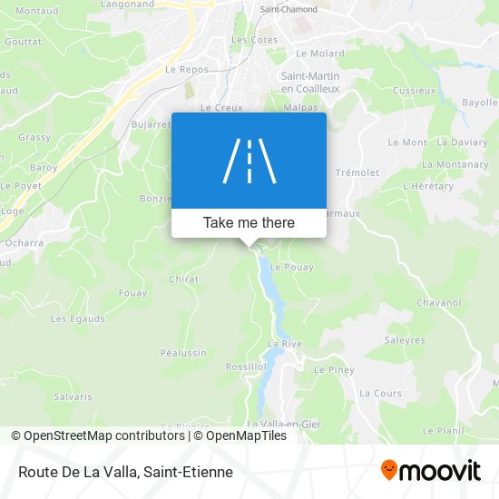 Mapa Route De La Valla