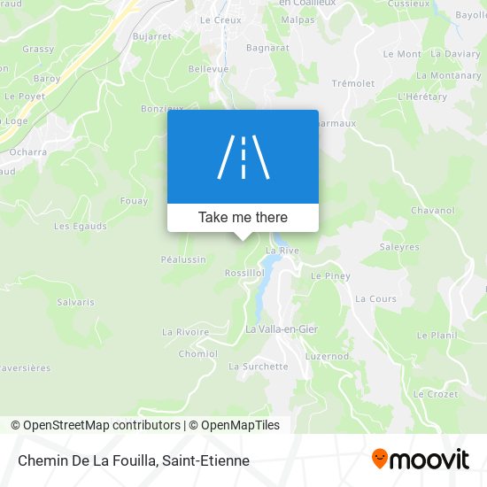 Mapa Chemin De La Fouilla