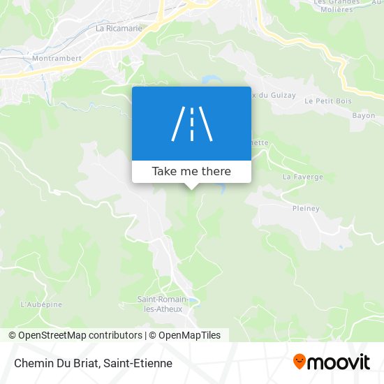 Chemin Du Briat map