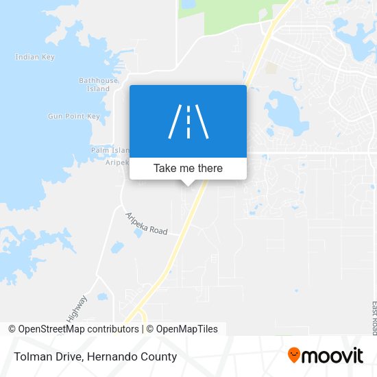 Tolman Drive map
