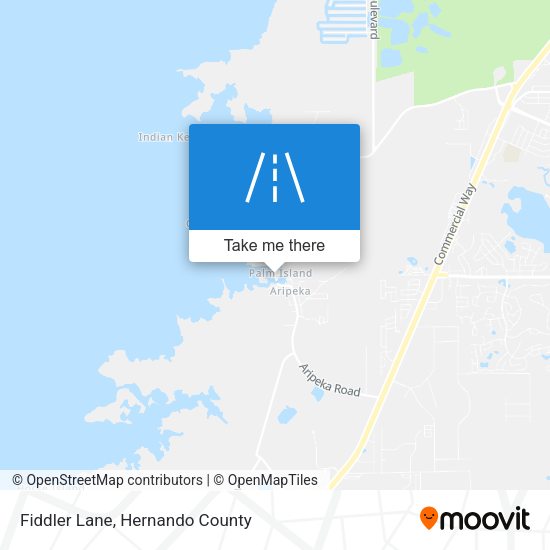 Fiddler Lane map