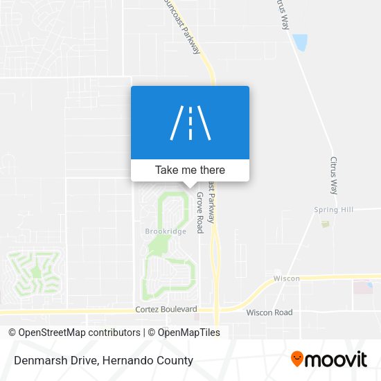 Denmarsh Drive map