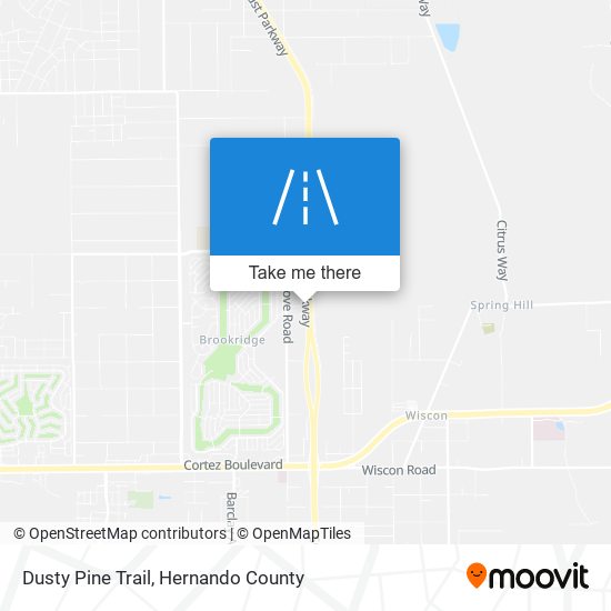 Dusty Pine Trail map