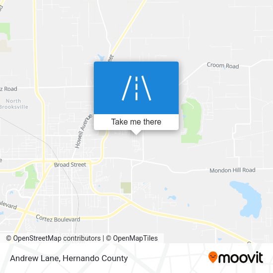 Andrew Lane map