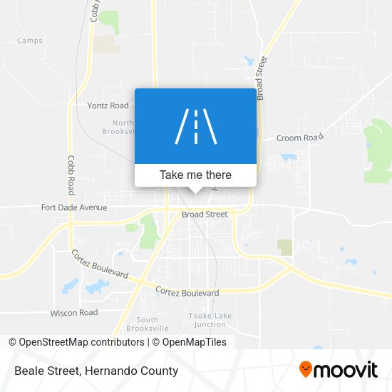 Beale Street map