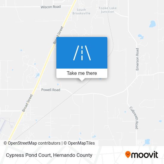 Cypress Pond Court map