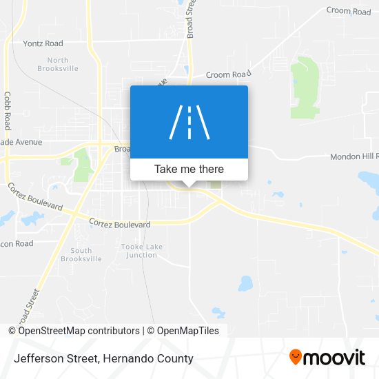 Jefferson Street map