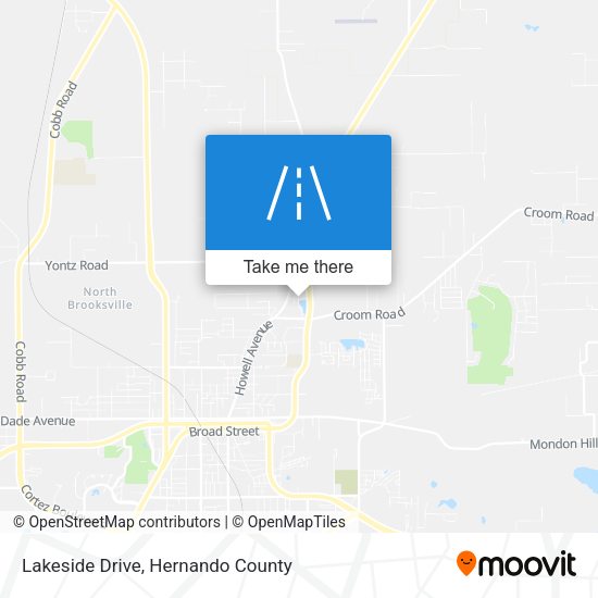 Mapa de Lakeside Drive