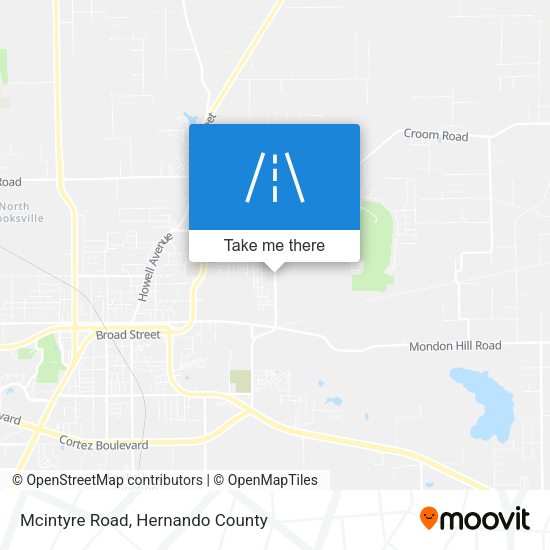 Mapa de Mcintyre Road