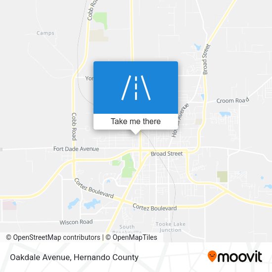 Oakdale Avenue map