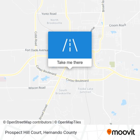 Mapa de Prospect Hill Court