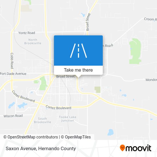 Saxon Avenue map