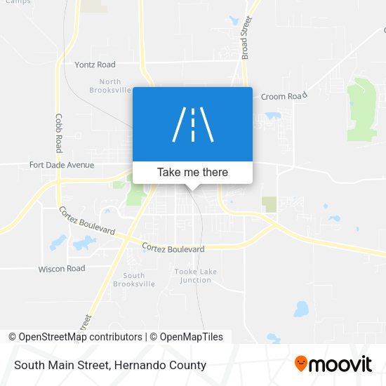 South Main Street map