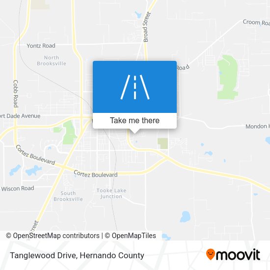 Tanglewood Drive map