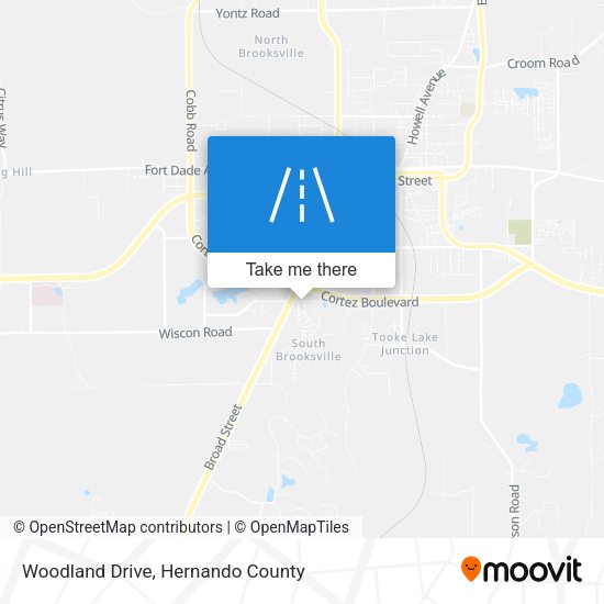 Mapa de Woodland Drive