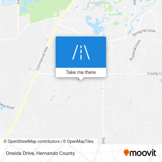 Oneida Drive map