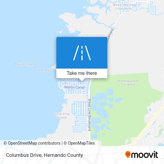 Mapa de Columbus Drive