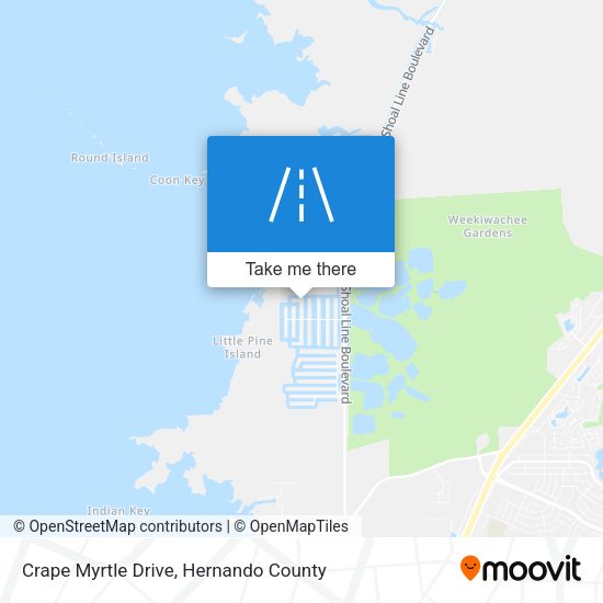 Crape Myrtle Drive map