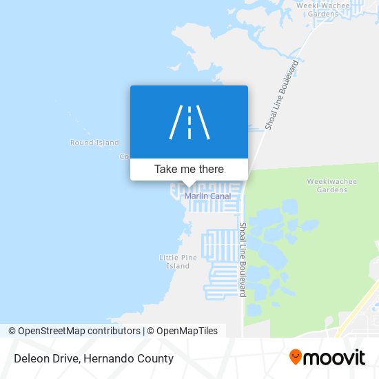 Deleon Drive map