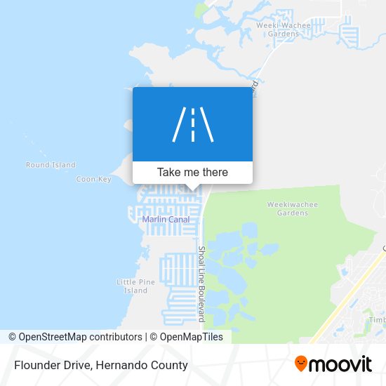 Flounder Drive map