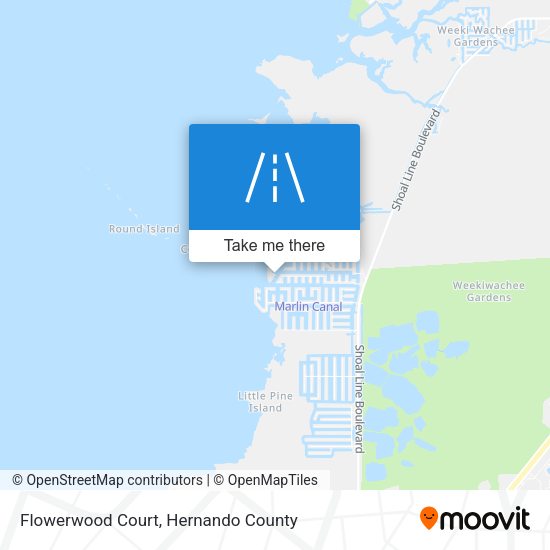 Flowerwood Court map