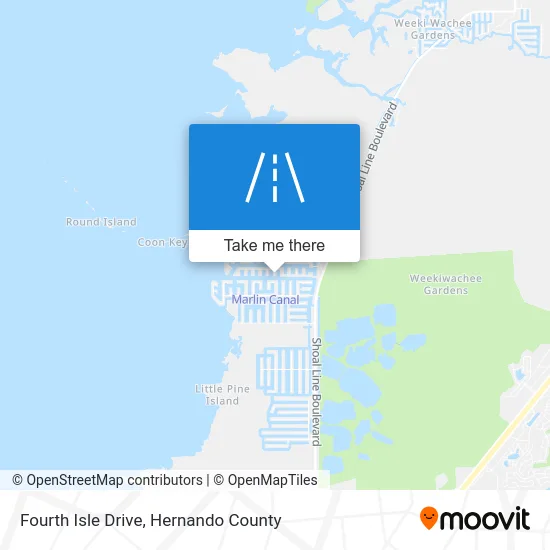 Fourth Isle Drive map