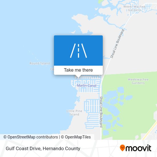Gulf Coast Drive map