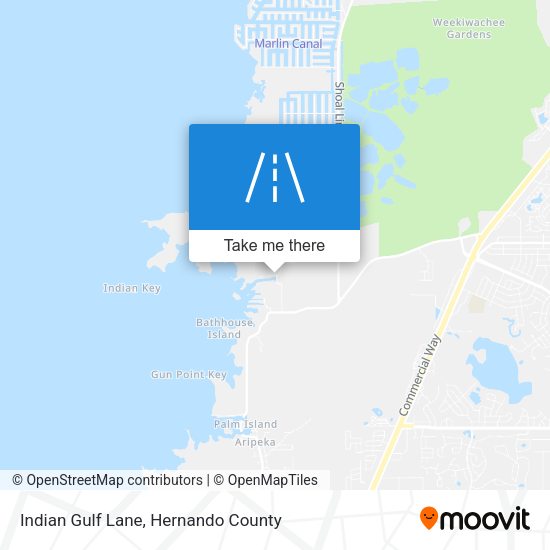 Mapa de Indian Gulf Lane