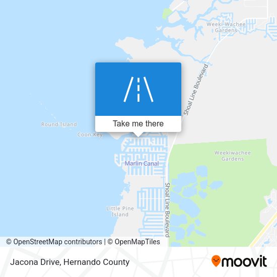 Jacona Drive map