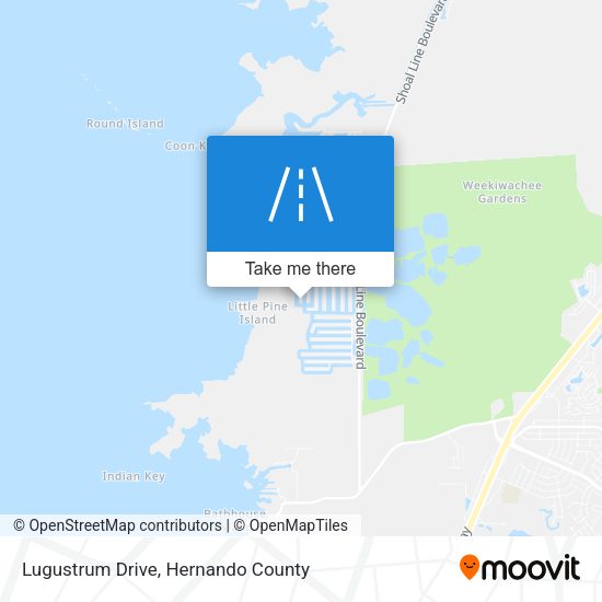 Mapa de Lugustrum Drive
