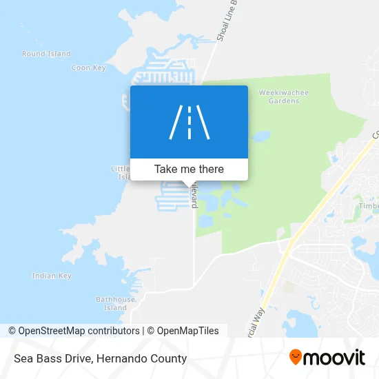 Sea Bass Drive map