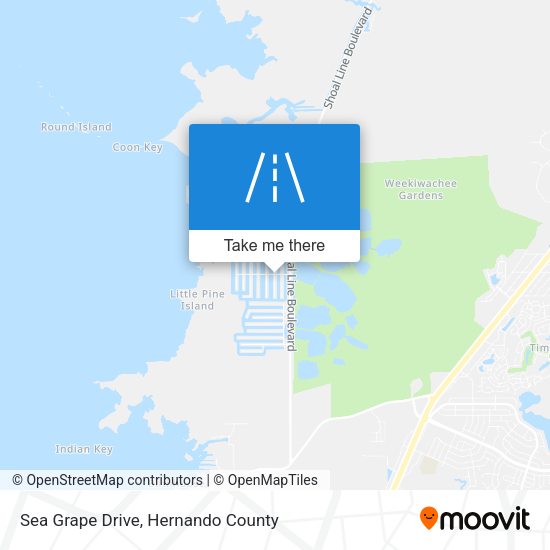 Sea Grape Drive map