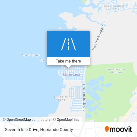 Seventh Isle Drive map