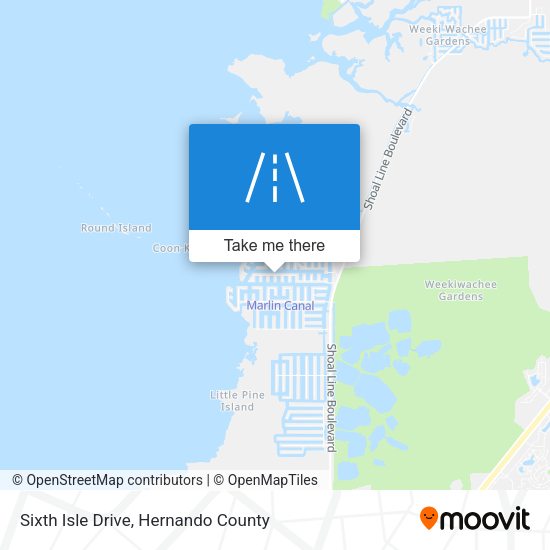 Sixth Isle Drive map