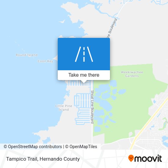 Tampico Trail map