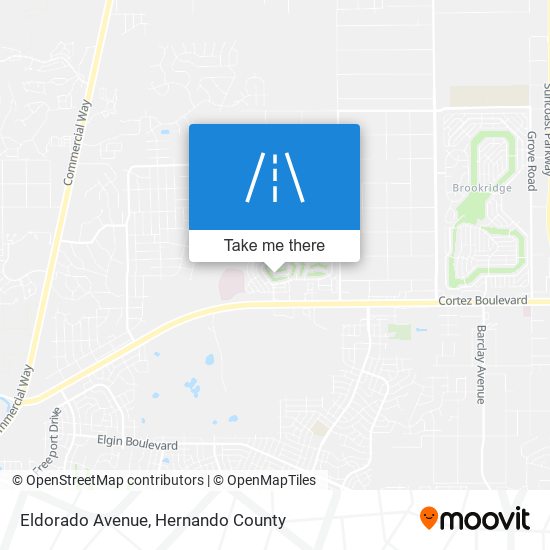 Eldorado Avenue map
